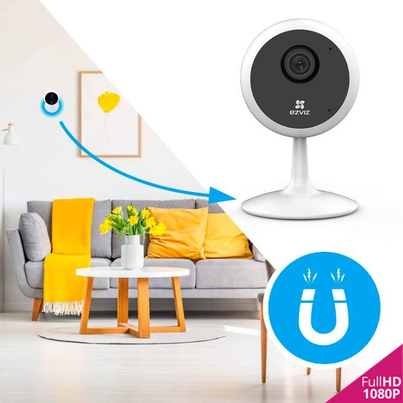 EZVIZ C1C-B Cámara de Seguridad con Wi-Fi 1080p 
