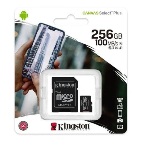 Tarjeta Micro SD 256GB KINGSTON CANVAS 
