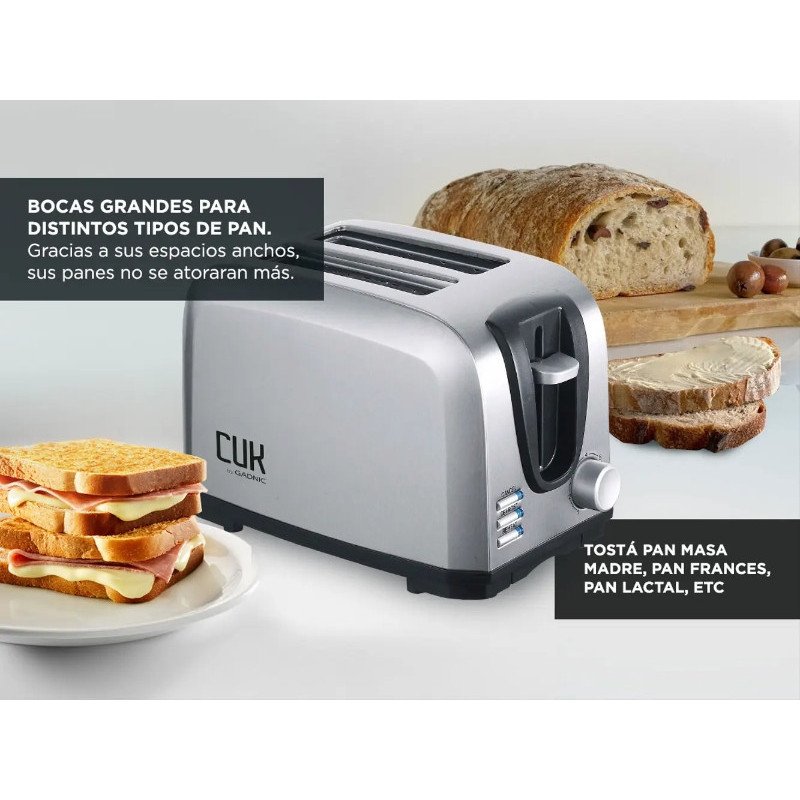 Tostadora Eléctrica GADNIC 700W 6 intensidades (TOSTAD01) 0650414944256