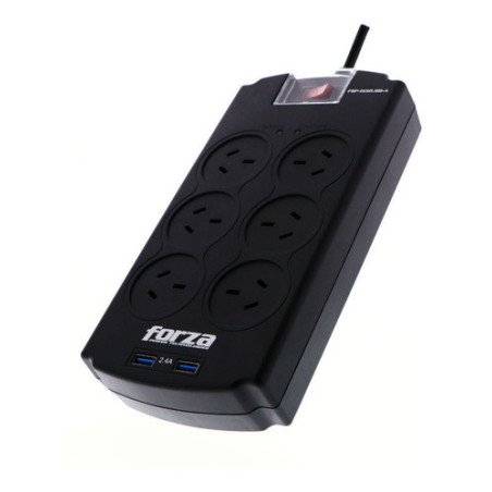 Protector de voltaje FORZA FSP-602 + 2 USB 