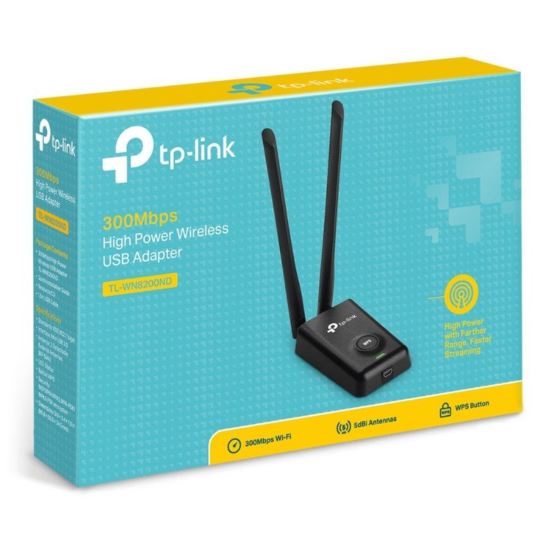 Placa de Red Wifi TP-LINK TL-WN8200ND 300mb 