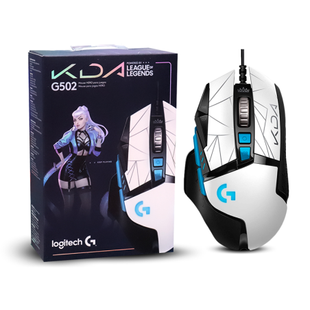 LOGITECH G502 KDA 2.0 Blanco Hero Mouse Gamer