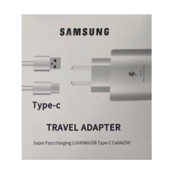 Cargador SAMSUNG 45W + USB Tipo C CERTIFICADO