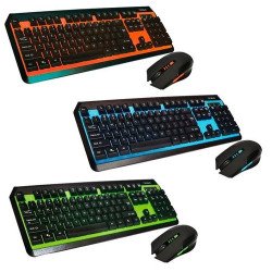 Teclado + Mouse Inalámbrico Gamer NOGA NKB-40 