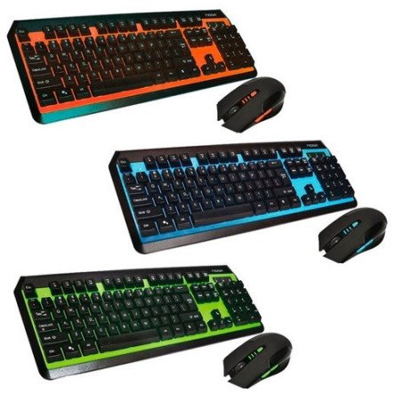 Teclado + Mouse Inalámbrico Gamer NOGA NKB-40 