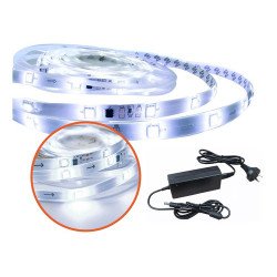 Tira led Blanco Frío 5 Mts con Fuente 