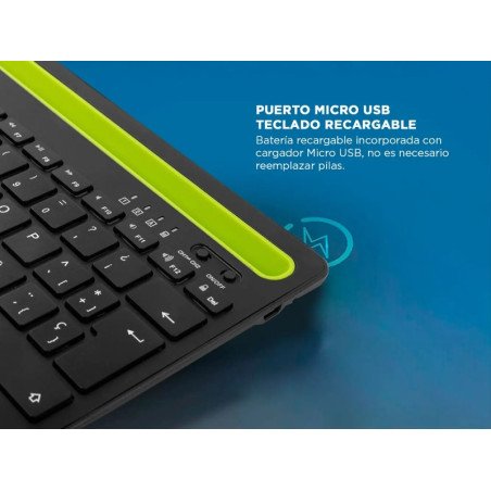 Teclado Portatil Azultooth T7g multi dispositivos GADNIC 7427251181921
