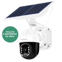 Cámara de Seguridad Solar Exterior GADNIC P2P00042