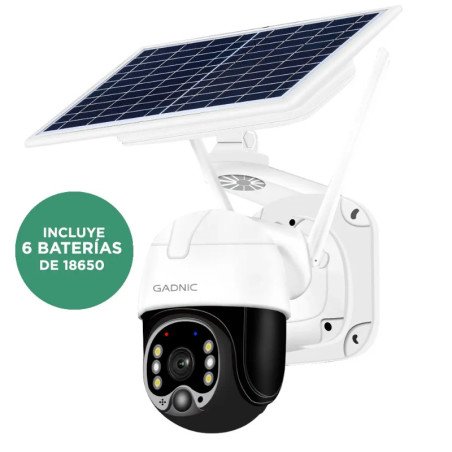 Cámara de Seguridad Solar Exterior GADNIC P2P00042