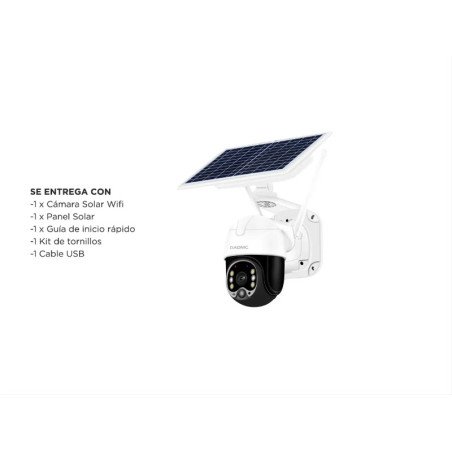 Cámara de Seguridad Solar Exterior GADNIC P2P00042