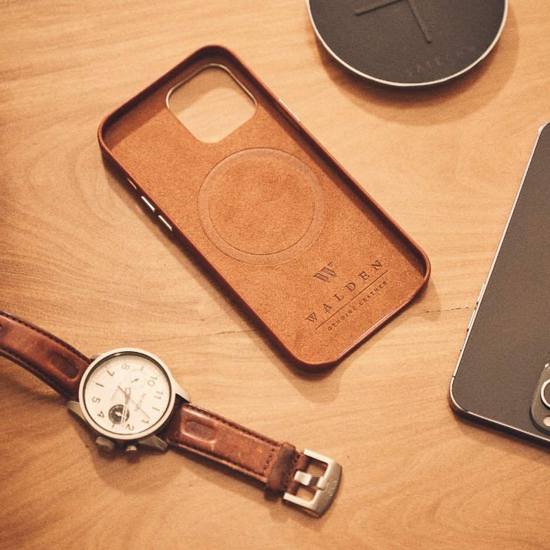 WALDEN IPHONE 12 Pro Max Leather Terra + magsafe 
