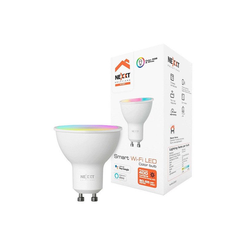 Lámpara Inteligente NEXXT LED Dicroica GU10 RGB