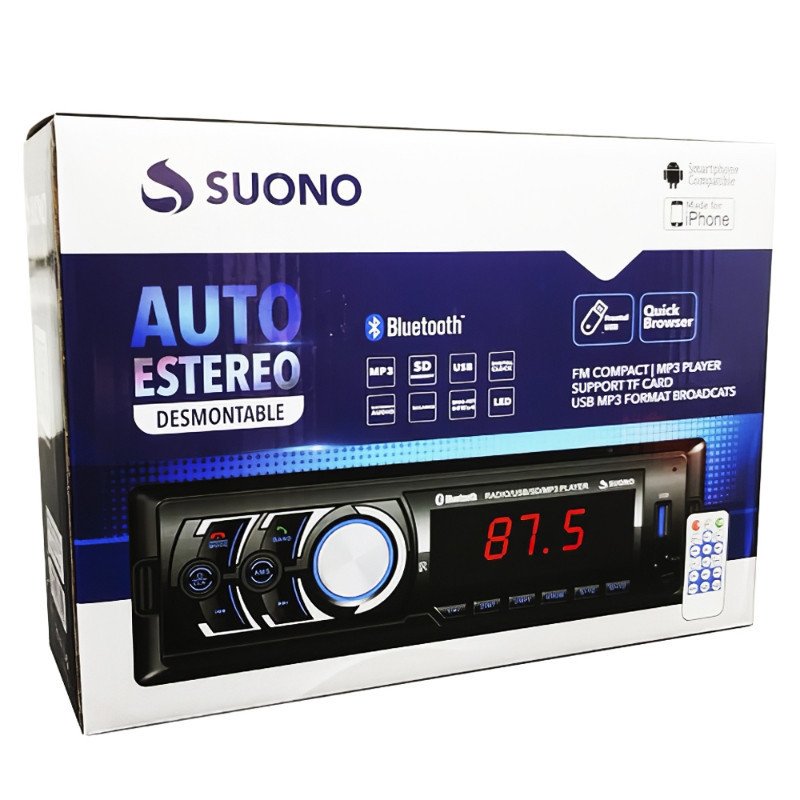 AutoEstereo SUONO desmontable 9923M