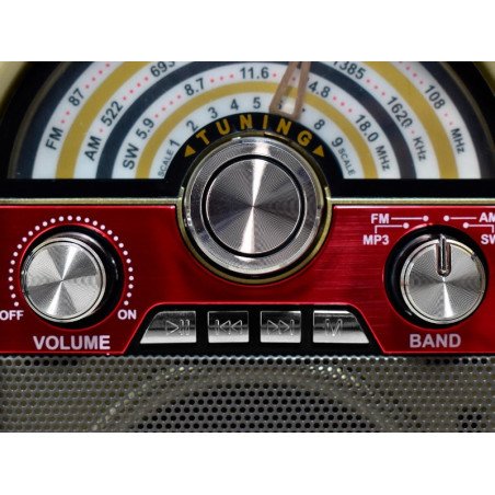 Parlante Azultooth Vintage NISUTA RV20