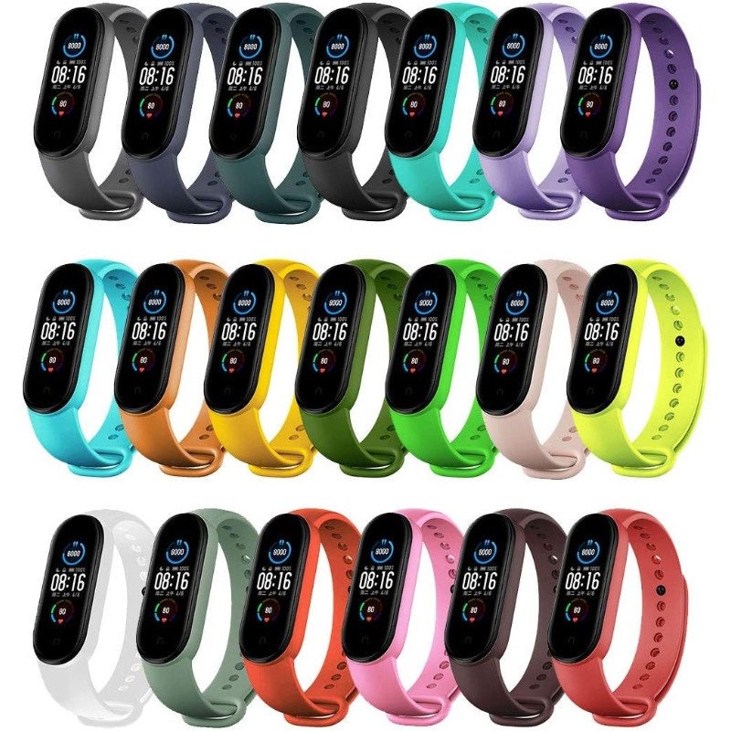 Malla Silicona Mi Band 5 / Mi Band 6 Colores