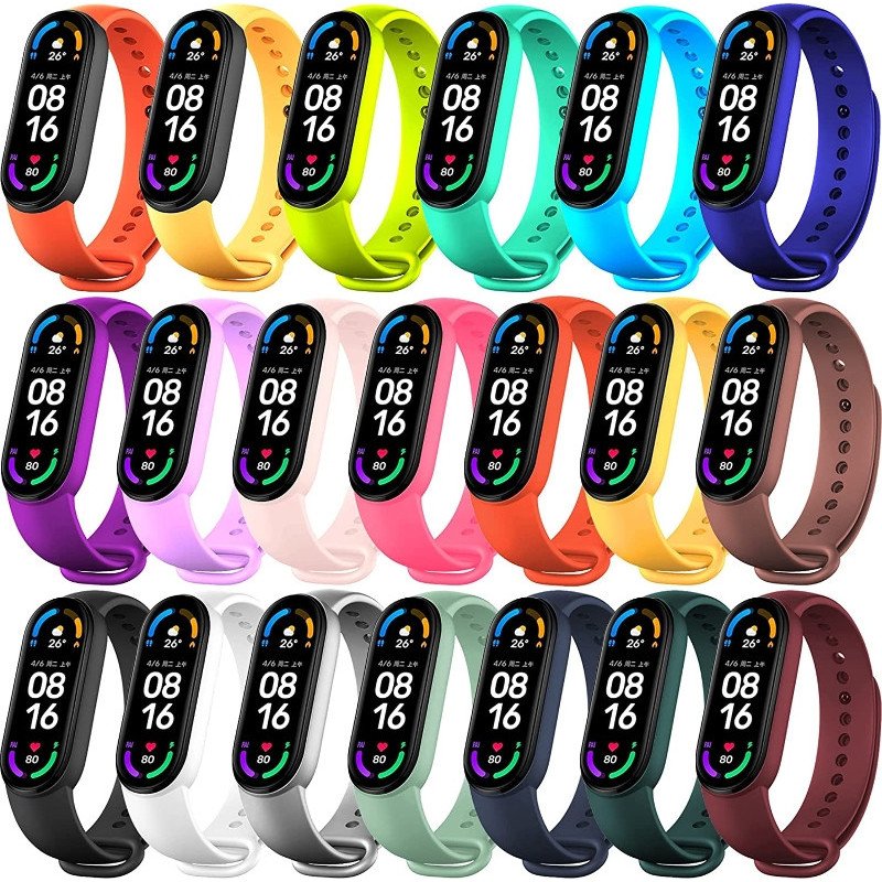 Malla Silicona Mi Band 7 / Mi Band 6 Colores