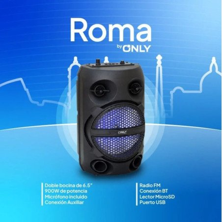 Parlante Azultooth ONLY 6.5" ROMA