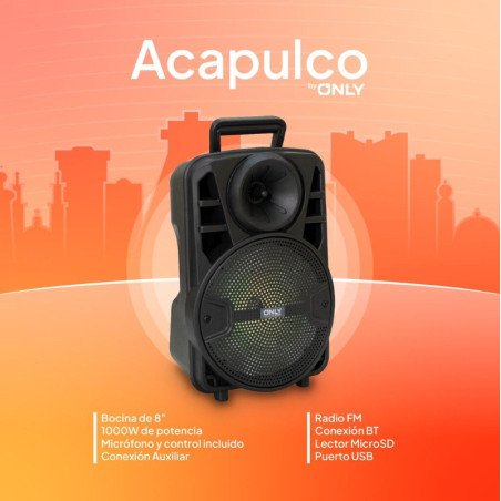 Parlante Azultooth 8" ONLY Acapulco