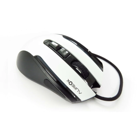 Mouse Gamer Aureox lasersight Blanco gaming Gm400W