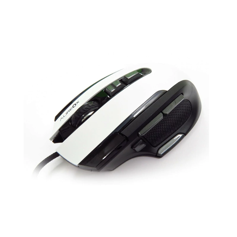 Mouse Gamer Aureox lasersight Blanco gaming Gm400W