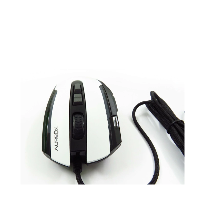 Mouse Gamer Aureox lasersight Blanco gaming Gm400W