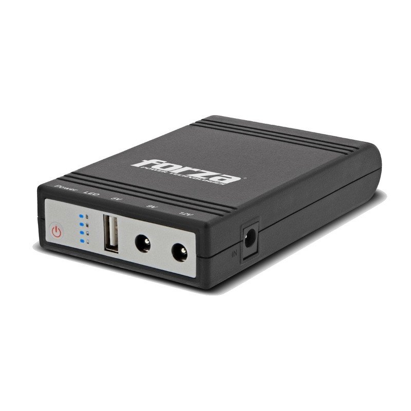 Mini UPS FORZA 14W 5/9/12V (DC-140USB)