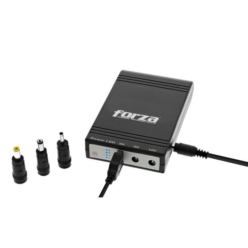 Mini UPS FORZA 14W 5/9/12V (DC-140USB)
