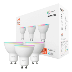 Lámpara Inteligente NEXXT LED Dicroica GU10 RGB pack de 3