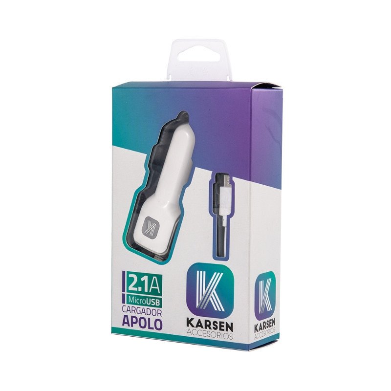 Cargador 12/24v + Micro USB 2.1A Apolo KARSEN
