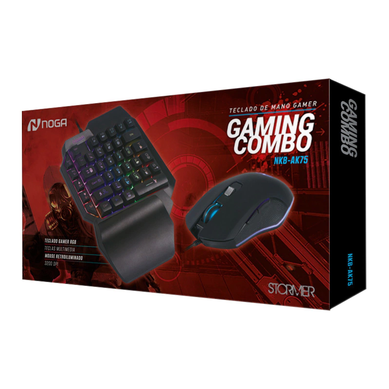 Teclado + Mouse Gamer NOGA NKB-AK75 