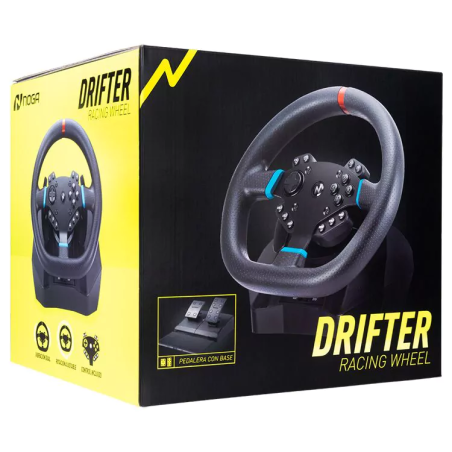 Volante + Pedalera NOGA DRIFTER 