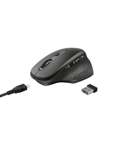 Mouse USB Inalámbrico TRUST Ozaa recargable 