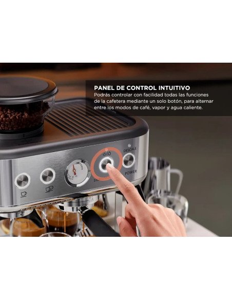 Cafetera Espresso Gadnic Con Molinillo Integrado (CAFEXP08)