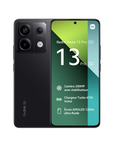 Xaomi Redmi Note 13 Pro 5G (256+8GB) Negro