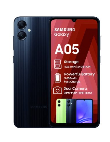 SAMSUNG A05 (64+4GB) Negro