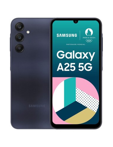 SAMSUNG A25 5G (128+6GB) Dual SIM Azul Negro 8806095138701