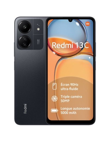 XIAOMI REDMI 13C (256+8GB) Dual SIM Negro 6941812757161