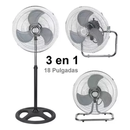 Ventilador 3 en 1 Pared-Piso-Pie FH2411 