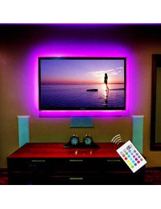 Tira Led RGB 3mts 5050 USB con control 2