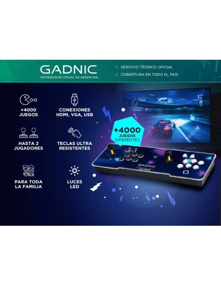 Consola de juegos arcade Gadnic GAMEBOY3