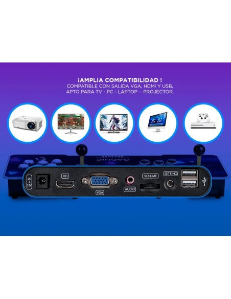 Consola de juegos arcade Gadnic GAMEBOY3