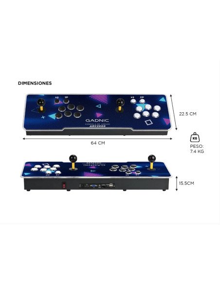 Consola de juegos arcade Gadnic GAMEBOY3