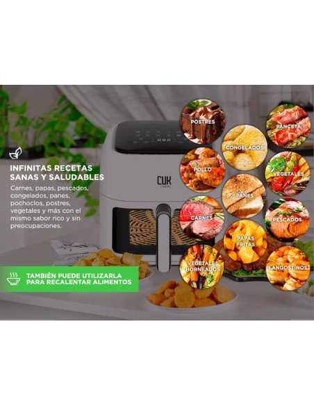 Freidora de aire Gadnic 6.5 litros 1600W (FREI0033)