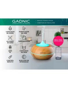 Humidificador Gadnic Plus 300ml RGB DIFU0003 2