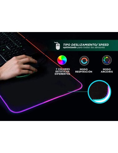 Mouse Pad Gamer RGB 80cm GADNIC (GAMER028)
