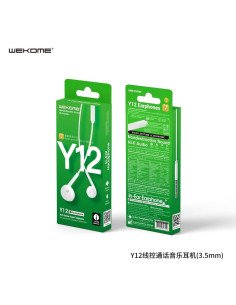 Auriculares 3.5mm Wekome Y12 2