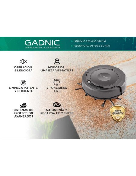 Aspiradora y trapeadora robot Gadinc Z2000 (ROB00503)