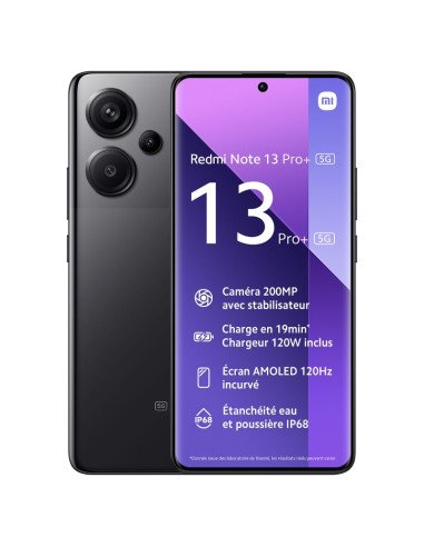 Xaomi Redmi Note 13 Pro+ 5G (256+8GB) Negro