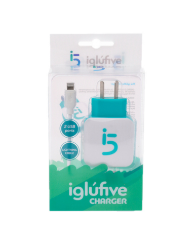 Cargador rapido Lightning Iglufive 2.1A