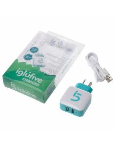 Cargador rapido Lightning Iglufive 2.1A 2